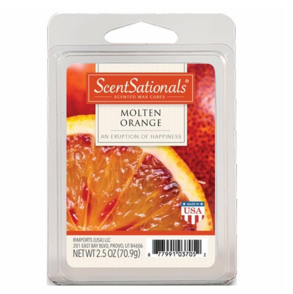 SOLD! ScentSationals Molten Orange Scented Wax Cubes